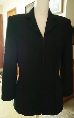 Amanda Smith Size 8 Pants Suit Black 2pc Very Nice Condition • $18