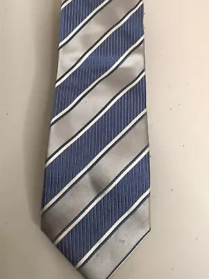 Donald J. Trump Necktie Signature Collection Silver Blue Gray Tie • $15