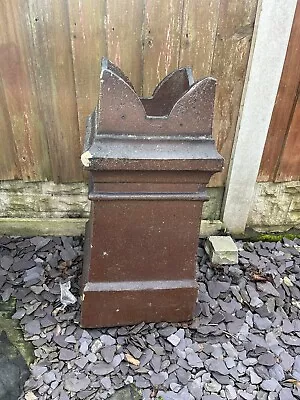 £25 • Buy One Of A Pair Of Vintage Pair Of Chimney Pots. Bishop/crown. Terracotta Pots