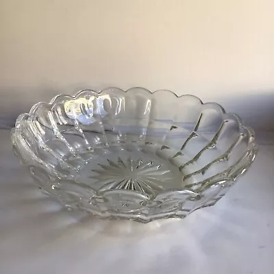 Vintage Jacobean Regd Glass Fruit Bowl  • £18.50