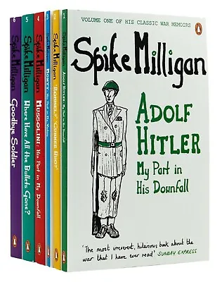 £39.90 • Buy Milligan Memoirs Series 6 Books Collection Set By Spike Milligan Adolf Hitler