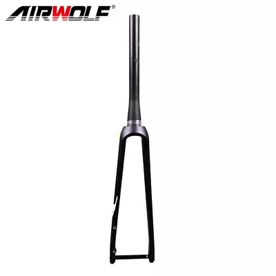 £95.99 • Buy 2020 T1000 Carbon Road Bike Disc Fork 700*32C Racing Tapered Fork Thru Axle