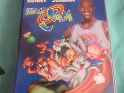 Space Jam VHS Video Tape Michael Jordan Bugs Bunny Looney Tunes WB Movie Family • $8.94