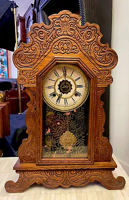 Waterbury “Festus” Antique Parlor/Kitchen/Mantel Clock With Alarm • $311.93