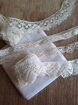 Vintage Lace And Cotton Edging • £3