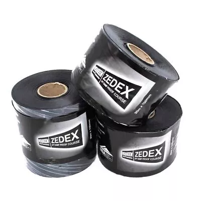 £21.99 • Buy VISQUEEN ZEDEX CPT HI-LOAD DPC DAMP PROOF COURSE 20m ROLLS X 100/150/450/600mm