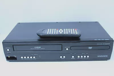Magnavox DV220MW9 VCR DVD Combo Player With Remote Tested & Works! Video! • $129.99