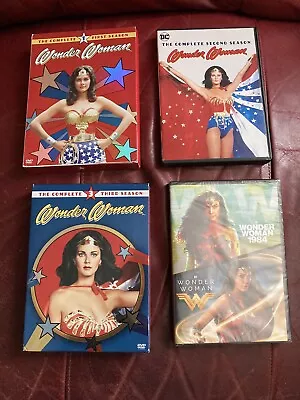 Wonder Woman Complete Series Seasons 1 2 3 DVD Linda Carter DC Comics 1970s 1984 • $20.13