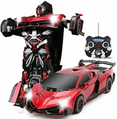 New Transformer RC Lamborghini Car Remote Control Kids Boys Large Toy 2.4Ghz • £29.99