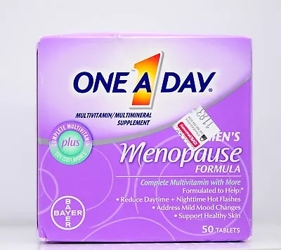 *SALE* One-A-Day Menopause Formula Complete Women's Multivitamin 50 Tabs 05/24 • $15.99