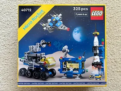 LEGO 40712 Classic Space Micro Rocket Launchpad - Brand NEW Sealed In Box • $95