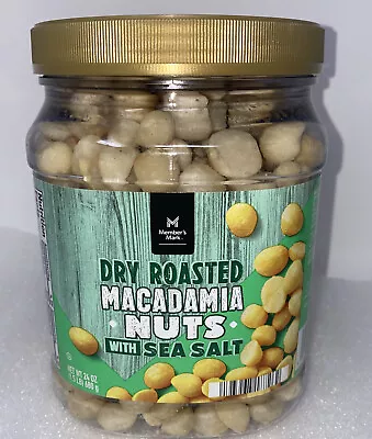 Member's Mark Macadamia Nuts Dry Roasted With Sea Salt 24 Ounce~Best By 12/23 • $32.77