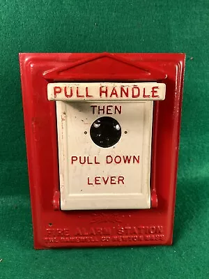 Vintage Gamewell Private Fire Alarm Box Pull Station Patented 1924 • $109