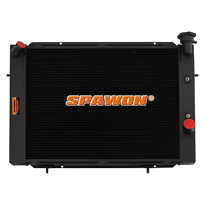 3Row SPAWON Fit 1979-1986 Holden Commodore VB VC VH VK 6Cyl Black Radiator AT MT • $235