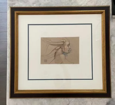 Michael Parkes Angel Study Framed 103/160 Swan King Editions  • $600