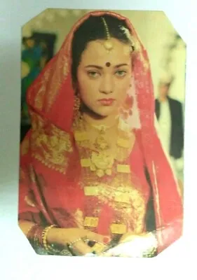India Rare Picture Postcard Mandakini Actress Original  # 730 • $49