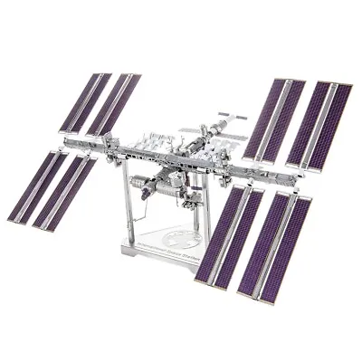 Fascinations ICONX INTERNATIONAL SPACE STATION (ISS) 3D Metal Earth Model Kit • $26.95