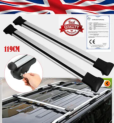 For Mercedes Vito Viano W639 W447 Lockable 119cm Cross Roof Bars Rack Upgeade Uk • £58.95