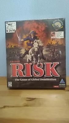 Risk PC Big Box CD ROM Game 1995 Windows 95 Sealed Box • $25