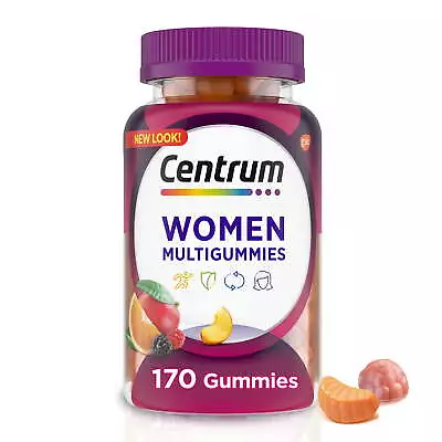 Centrum Multigummies Women's Multivitamin Supplement Gummies;  170 Count • $43.18