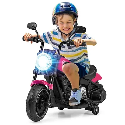 6V Kids Ride On Motorcycle Electric Motorbike W/ Headlight & Music For Toddlers • £59.95