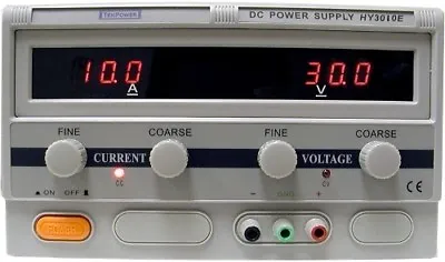 Pro Variable Adjustable 30V 10A DC Power Supply Digital Regulated Lab Grade NEW • $220.38