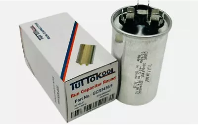 Tuttokool GCR3440/7.5 Microfarad Dual Section Motor Round Run Capacitor H • $8.99