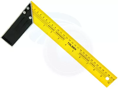 12 Inches 30cm Construction Carpenter Ruler L Shape Angle Square Ruler • $8