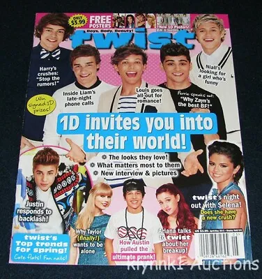 Twist Magazine April May 2013 One Direction Big Time Rush Selena Taylor Swift • $14.97