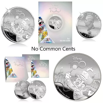 2023 Samoa Disney 100 MICKEY MOUSE Band Leader Coin 1 Oz Silver BU PL In Card • $114.88