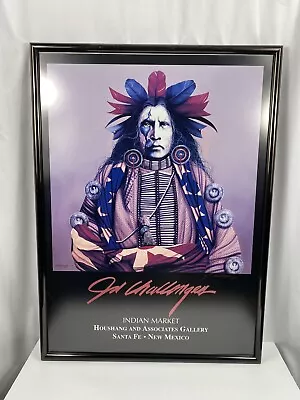 JD Challenger Indian Market Santa Fe New Mexico Gallery Exhibition Poster Signed • $150