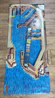 Matchbox Sea Kings Seaport Play Mat Vtg 120x50cm Tough Plastic Full Colour GA  • £19.99