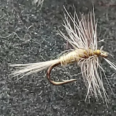 Trout Dry Fly Midge Pale Morning Dun # 22 Pmd Custom Tied Frontier Fly Company • $10.41