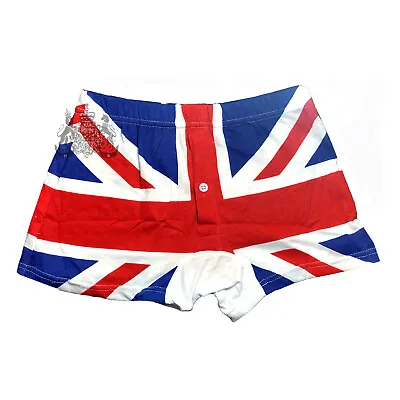 2 X Pieces Of Men's Boxer Union Jack Shorts British Flag London Underwear  • £9.99