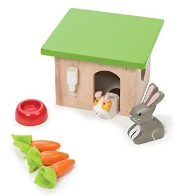 £11.99 • Buy Le Toy Van Wooden Toys Daisylane Bunny & Guinea Pig Play Set For Dolls House