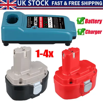 18V Ni-MH Replacement Battery For Makita 18V PA18 1822 1823 1834 192827-3 4.8AH • £12.89