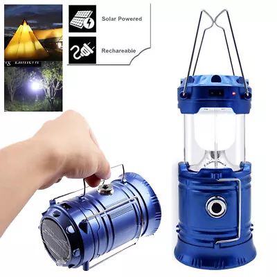 Portable Camping Lantern USB Rechargeable Camping Tent Light Lamp Flashlight LED • $9.99