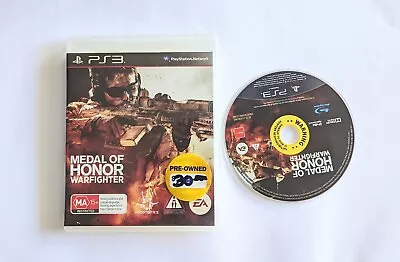 PlayStation 3 PS3 - Medal Of Honor Warfighter - Ex-Rental • $4.65