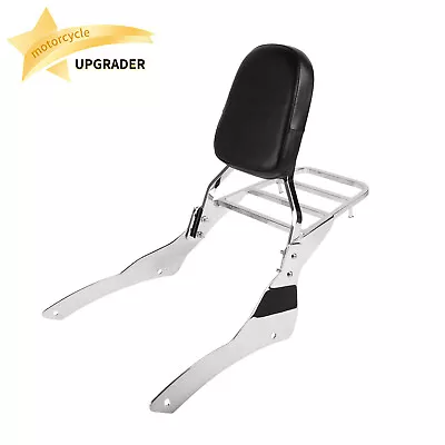 $89.50 • Buy Backrest Sissy Bar+ Luggage Rack For Yamaha V Star DS 400 650 Classic Drag Star 