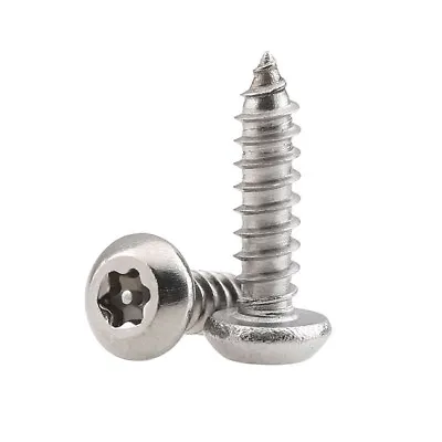 G304 Stainless Steel Torx Security Screws Tamper Proof Button M2.9 3.5 3.9 4.8 • £5.90