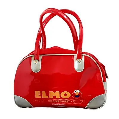 Rare! Sesame Street Workshop -  Elmo Tote/Carry Bag - Red Vinyl • $45