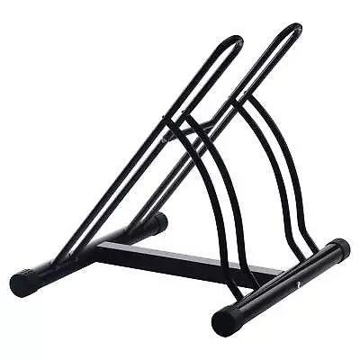 Bike Rack – Dual Bicycle Stand For 2 Mountain Road Or Kid’s Bikes – Indoor  • $23.63