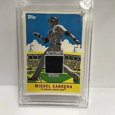 MIGUEL CABRERA 2022 JERSEY FUSION GAME USED SWATCH *2007 Topps 2003 Jersey • $21.25