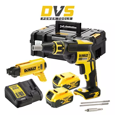 £324.95 • Buy DEWALT DCF620P2K 18V Collated Drywall Screwdriver 2 X 5Ah Batteries Charger Case
