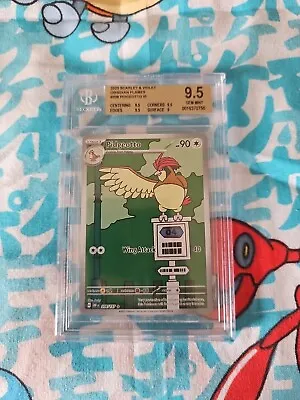 Pidgeotto Pokemon Obsidian Flames 208/197 Illustration Rare BGS 9.5 GEM MINT • $50