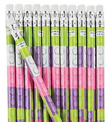 Pack Of 12 - Girls Pastel Colours Brick Block Pencils - Party Bag Fillers • £4.80