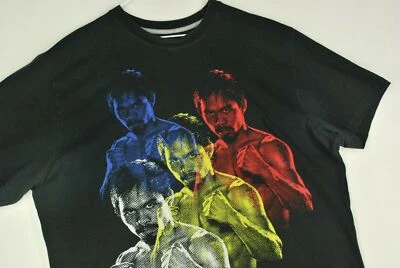$19.99 • Buy Nike Manny Pacquiao Dri Fit Boxing T Shirt Black Mens XL Athletic Workout Gym
