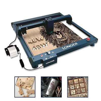 Longer Laser B1 Engraver With Auto Air Assist 44W-48W Output Laser Cutter（Used） • $934.99