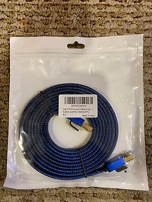 Cat 8 Ethernet Cable 8.2FT Nylon Braided Flat Network Cable • $10