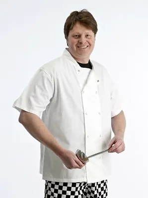 Chef Jackets White And Black Half Sleeve Full Sleeve Chef Coats Chef Uniform • £11.49